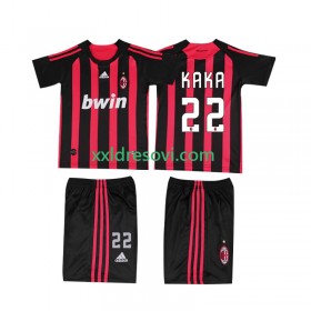 AC Milan KAKA 22 2008 2009 Retro Domaći Dječji Nogometni Dres